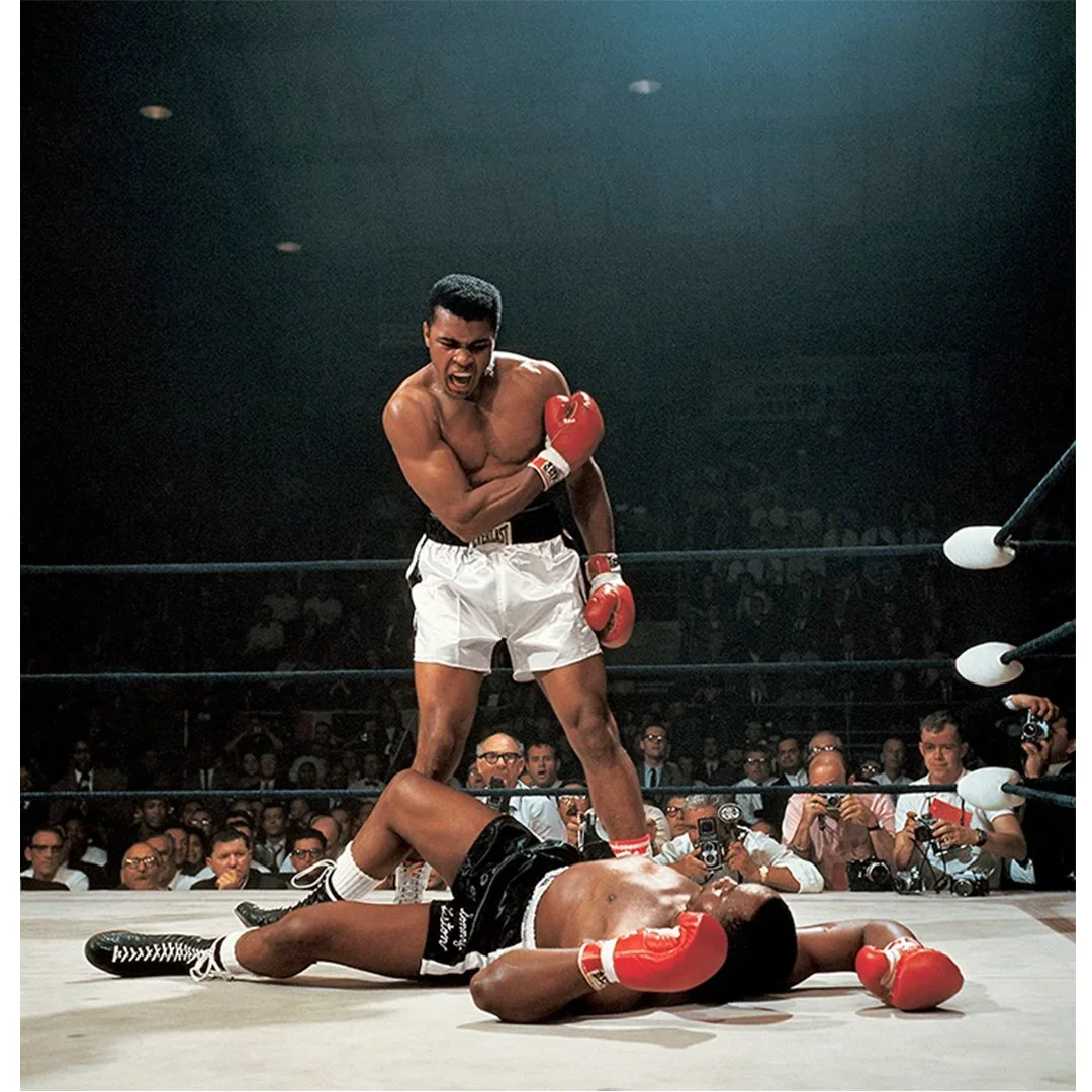 Muhammad Ali vs Sonny Liston by Neil Leifer