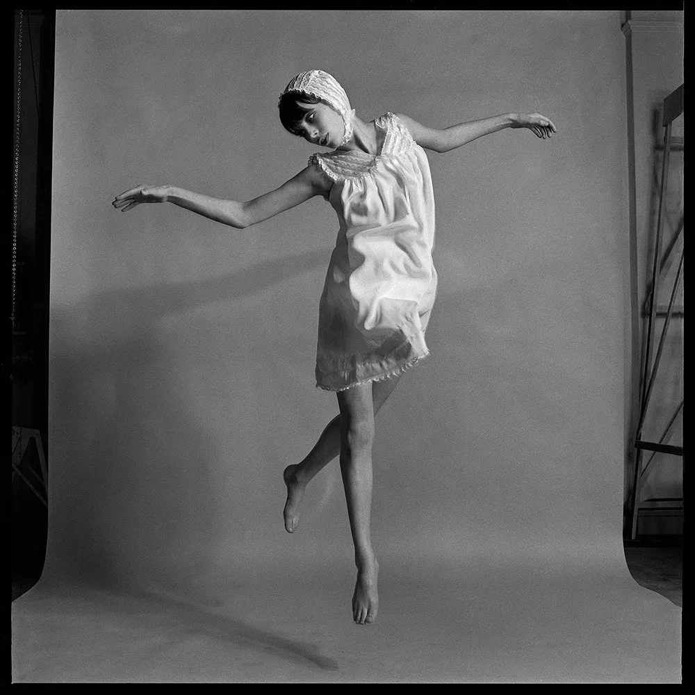 Jane Birkin Jumping by Brian Duffy - Signed Limited Edition Print