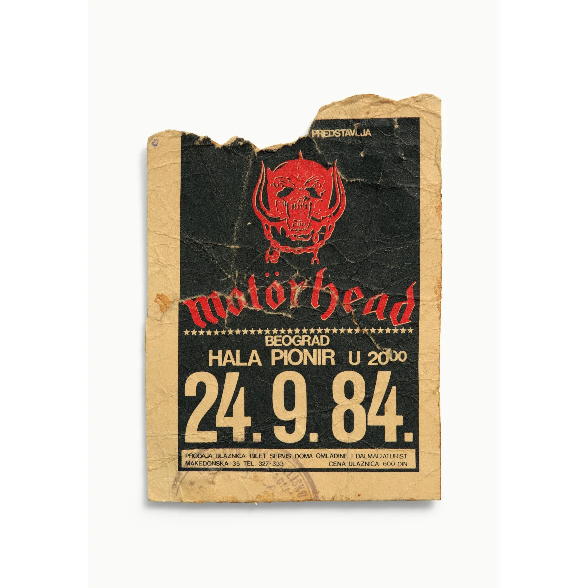 TICKETS PLEASE BY BLAISE HAYWARD - Motorhead