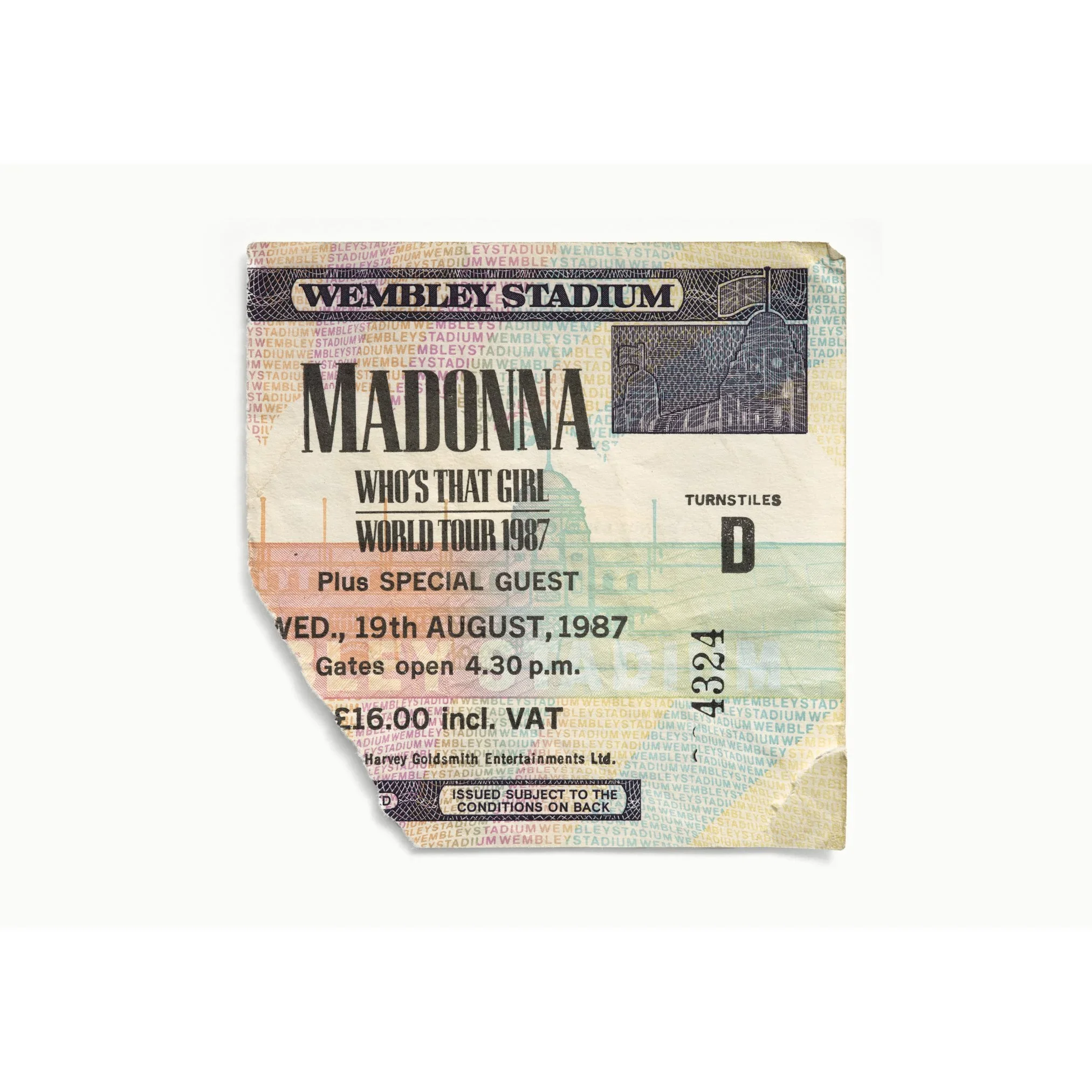 TICKETS PLEASE BY BLAISE HAYWARD - Madonna
