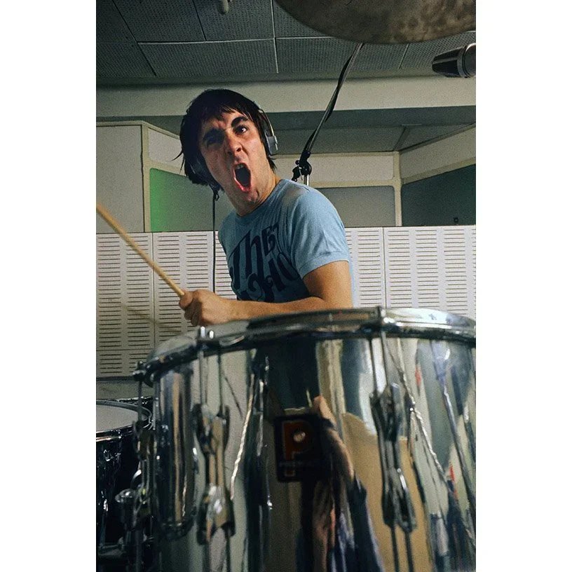 Keith Moon of The Who by Barrie Wentzell