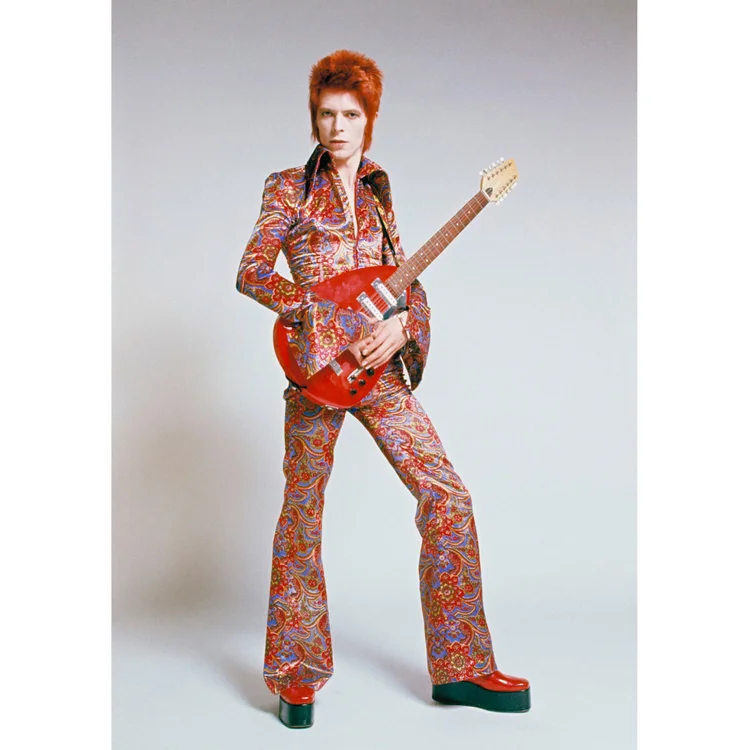 David Bowie "The First Time I Saw You", 1972 by Sukita, signed 16x20" print.