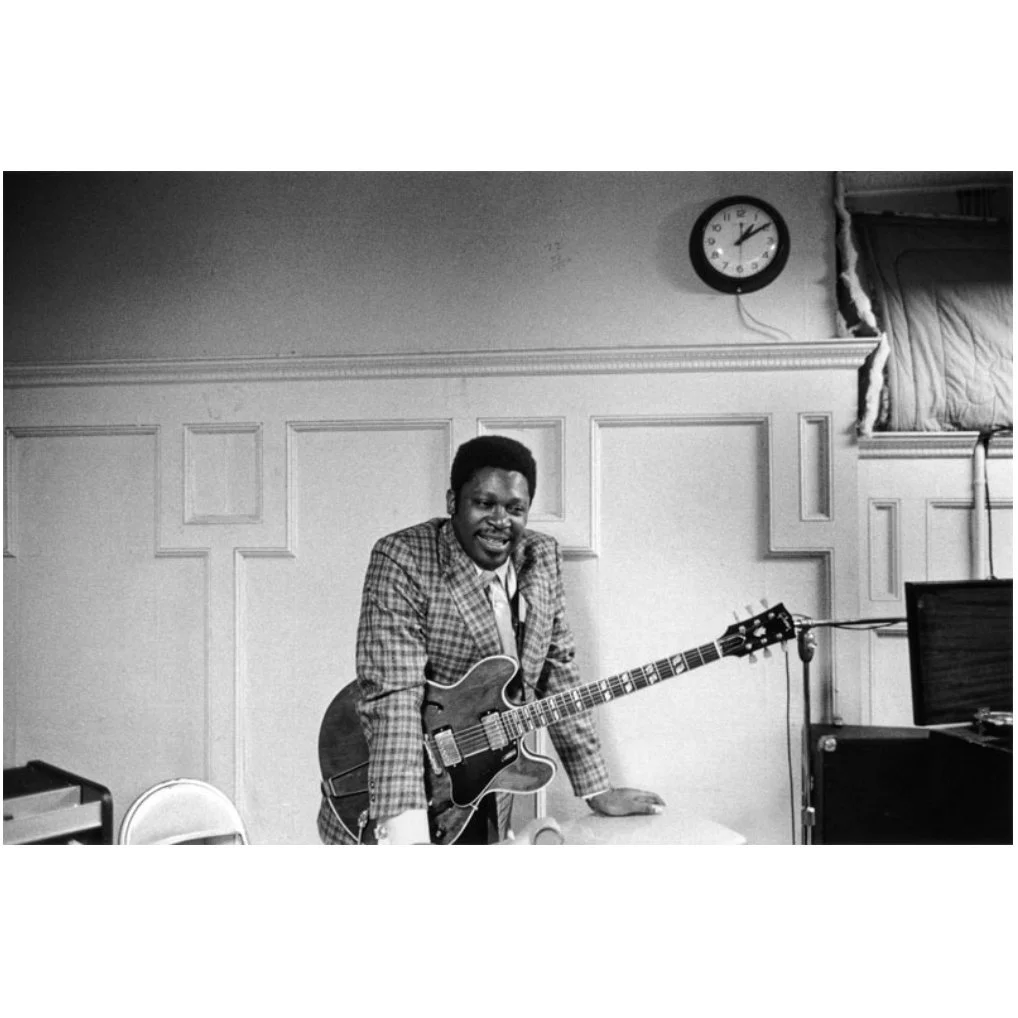 BB King, The Thrill is Gone recording session at The Hit Factory, NYC, 1969 by Glen Craig