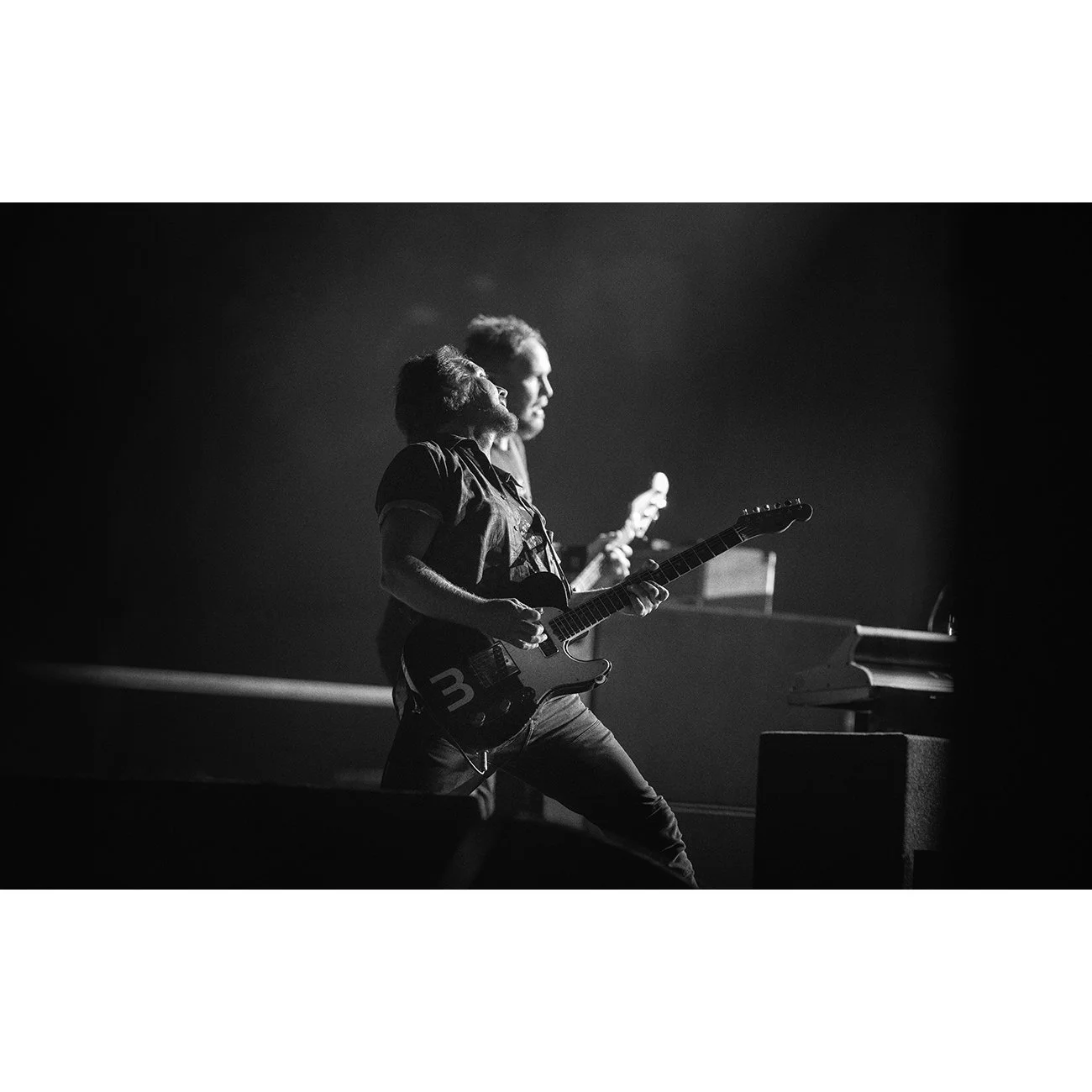 Eddie Vedder and Jeff Ament of Pearl Jam by Dustin Rabin