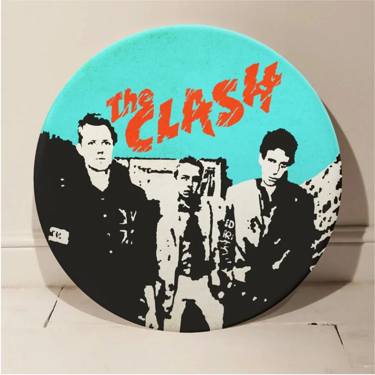 The Clash "First Album" Giant 3D Vintage Button