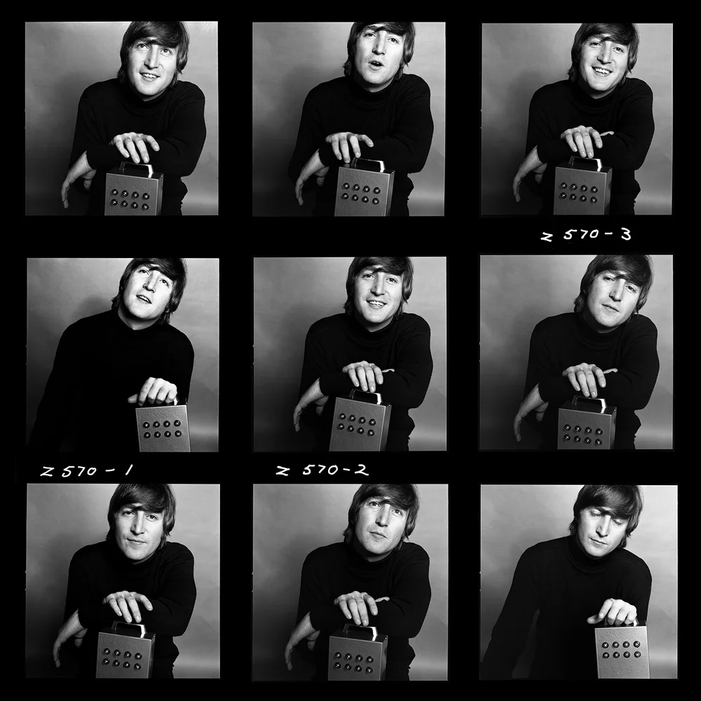 John Lennon Demi Contact Sheet Limited Edition by Brian Duffy