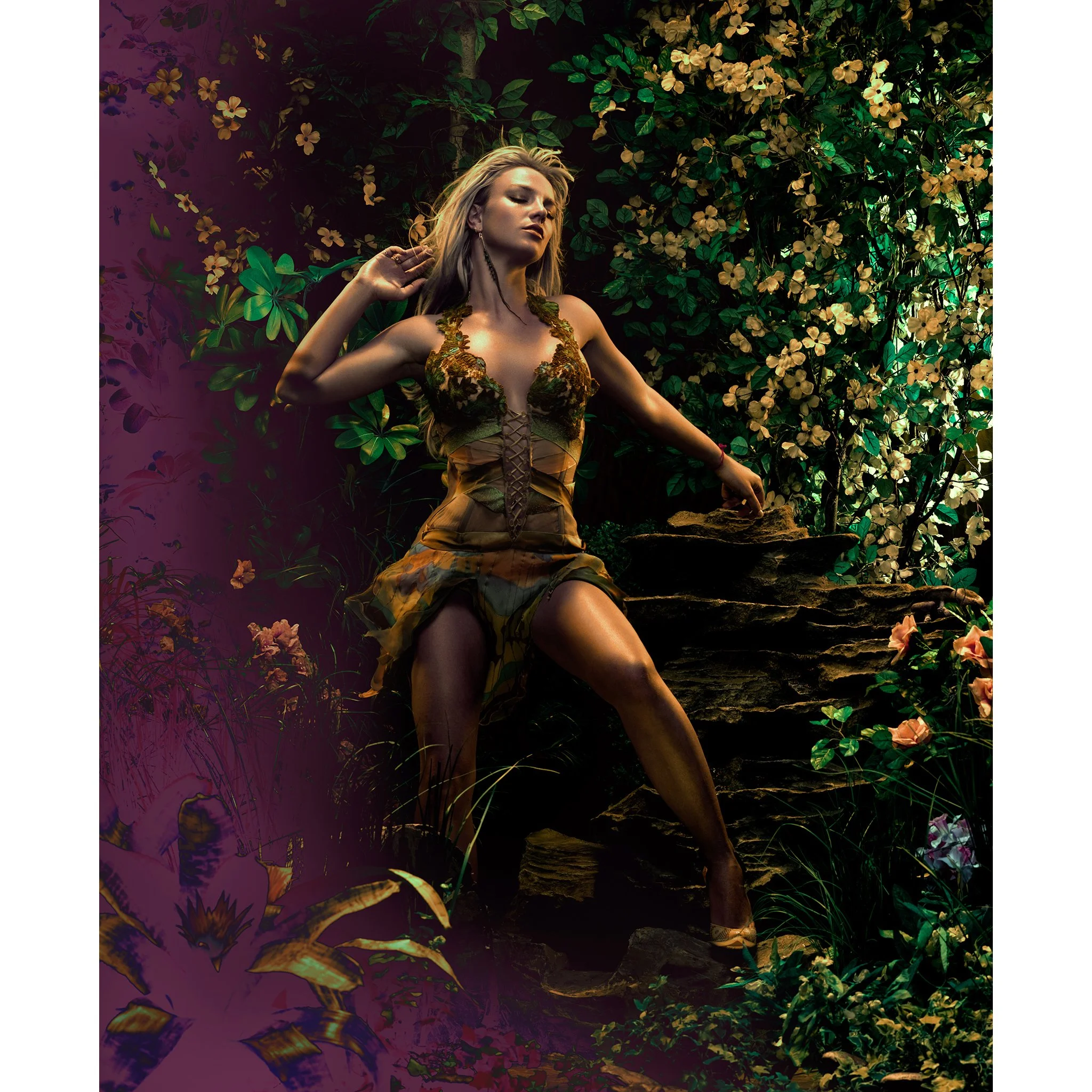 Britney Spears "Forest Dance" by Markus Klinko