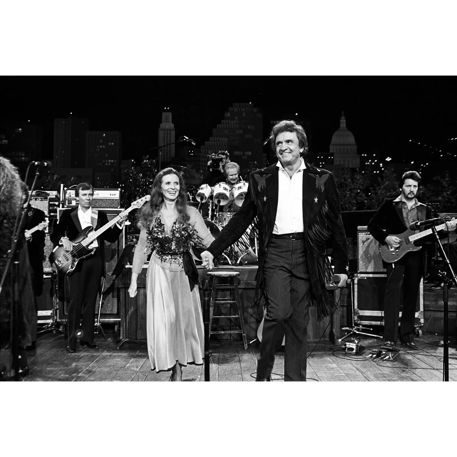 Johnny Cash and June Carter by Scott Newton