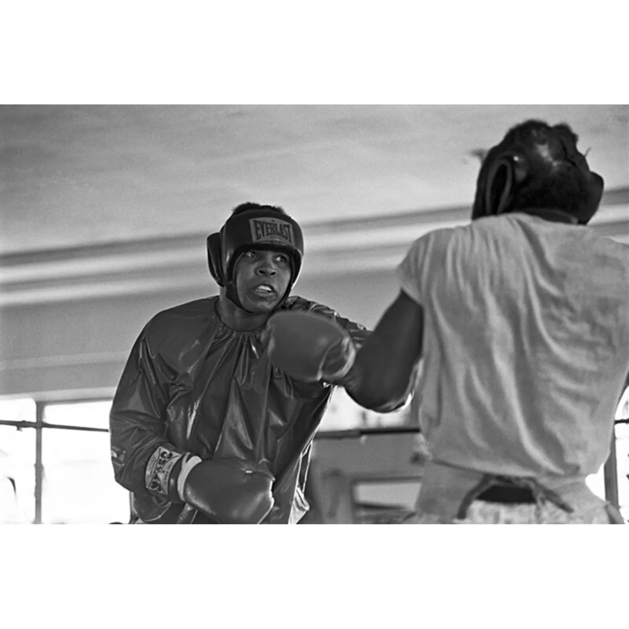 Muhammad Ali sparring by Al Satterwhite, 1971