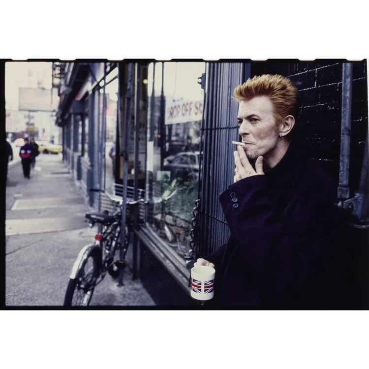 David Bowie Tea and Sympathy NYC by Kevin Cummins