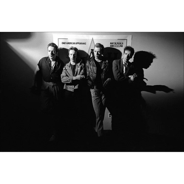 The Clash 1981 press conference by Allan Tannenbaum