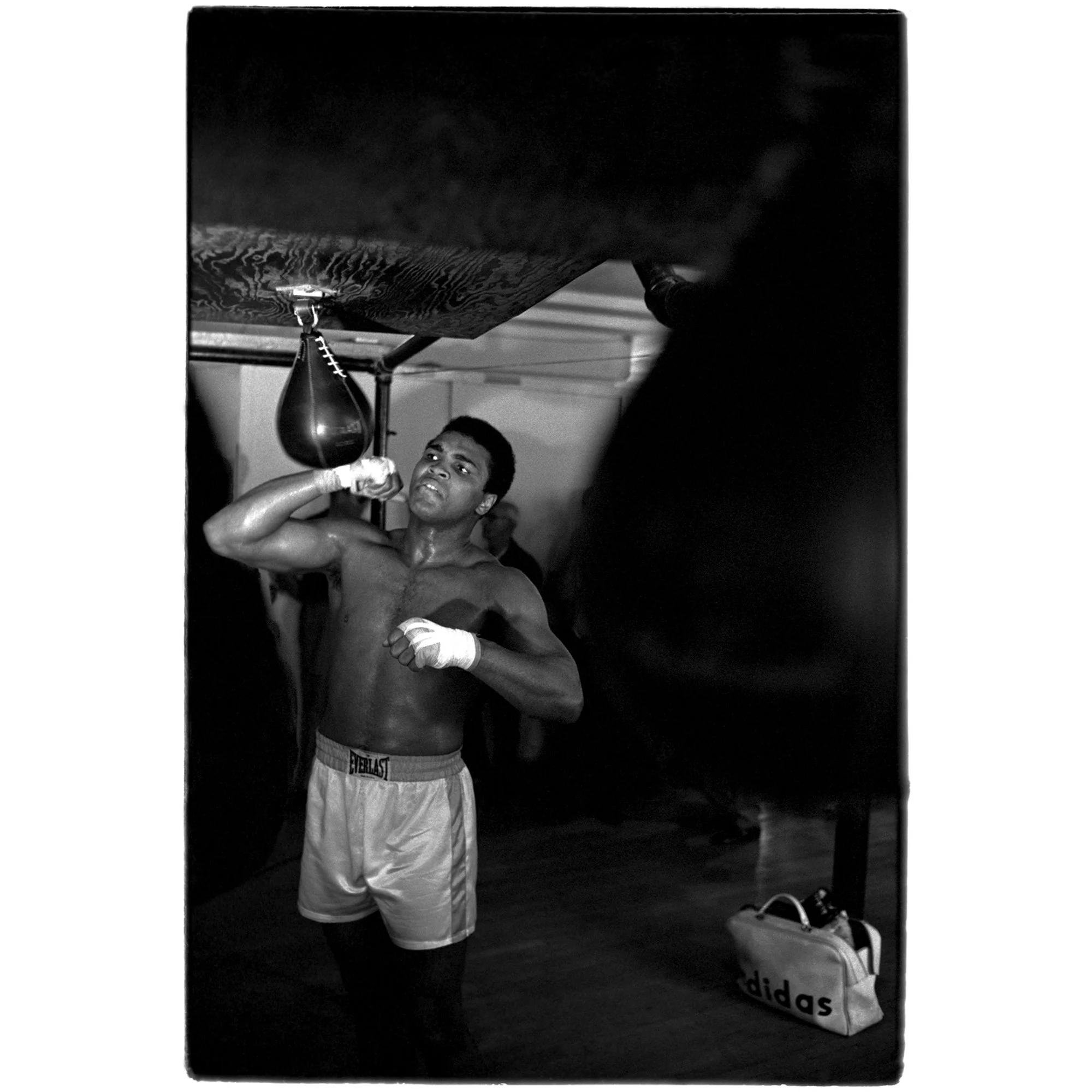Muhammad Ali training by Al Satterwhite, 1970