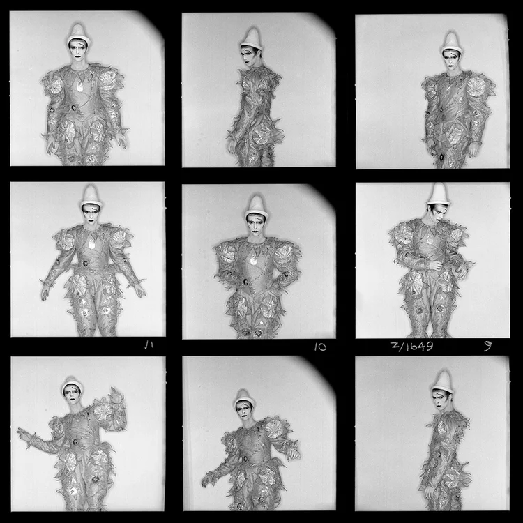 David Bowie Scary Monsters Clown Open Edition Demi Contact Sheet