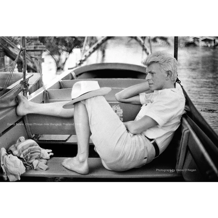 DAVID BOWIE BANGKOK THAILAND, 1983 by Dennis O'Regan 20x24" print