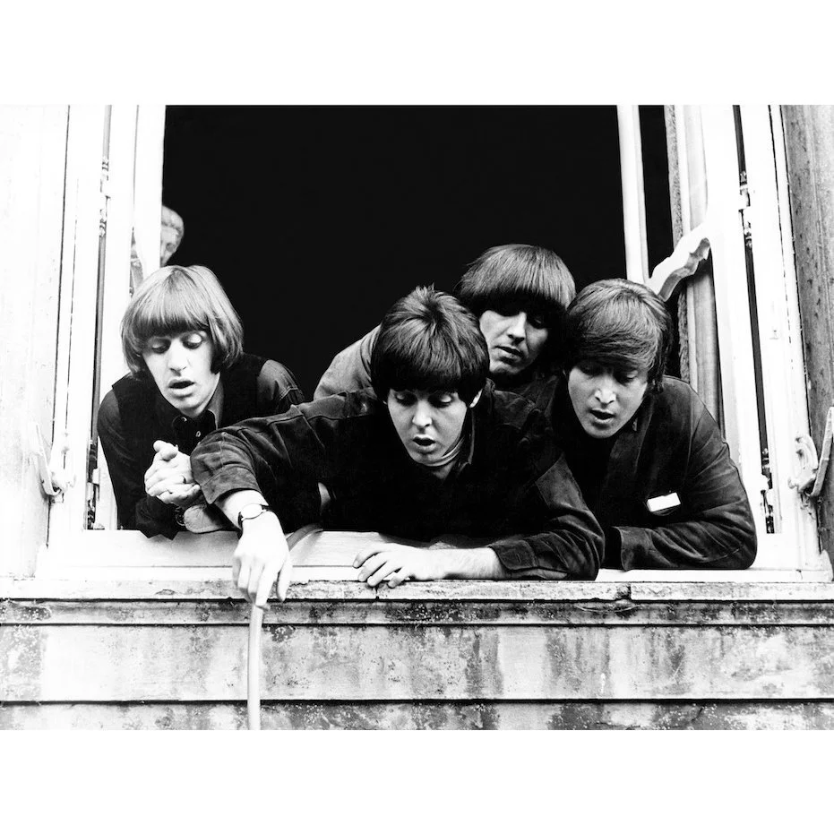 The Beatles on the set of HELP! by Robert Whitaker