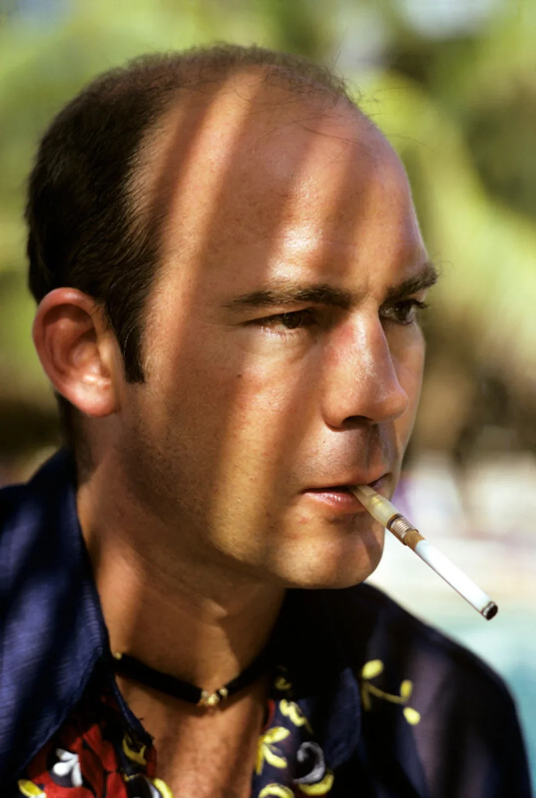 Hunter S. Thompson color porrait, Al Satterwhite, 1974