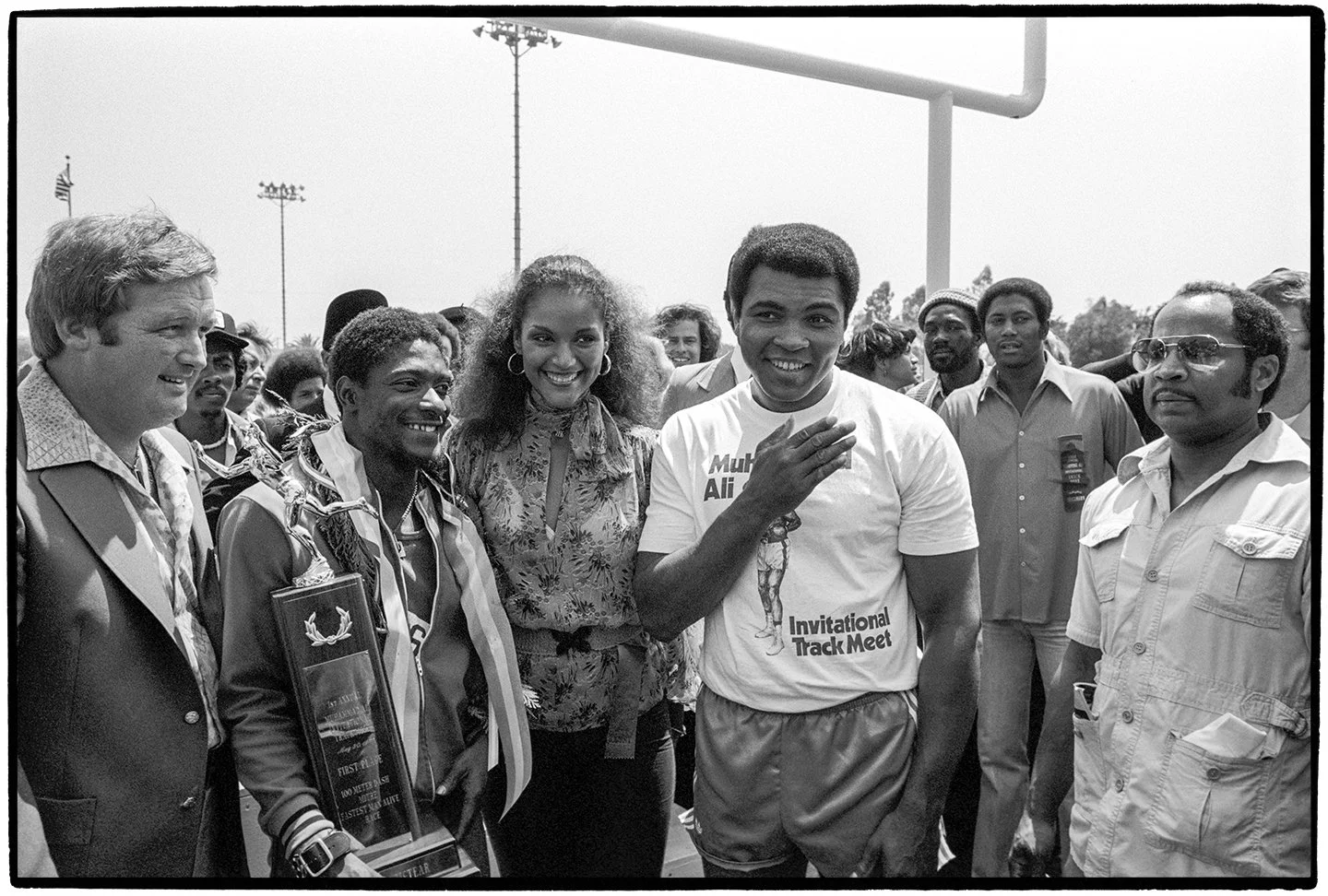Muhammad Ali, Jayne Kennedy, and Houston McTear, Al Satterwhite, 1977