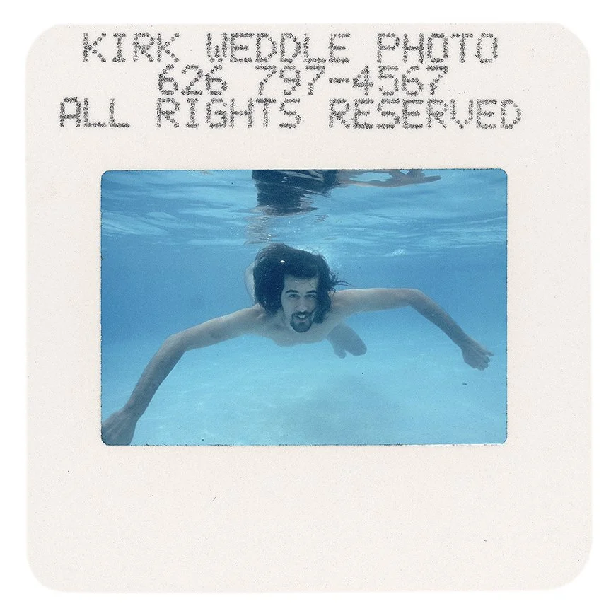 Krist Novoselic Nirvana Nevermind original color slide print by Kirk Weddle
