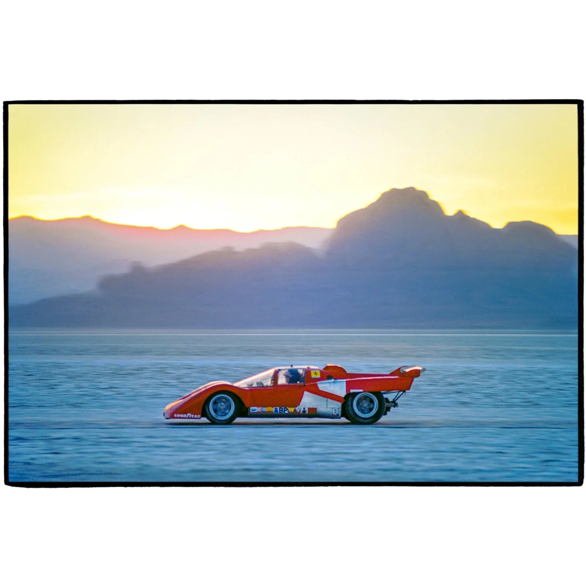 Paul Newman in a Ferrari, Al Satterwhite, 1974
