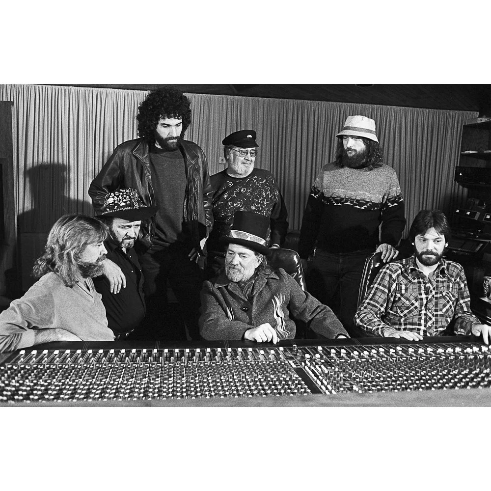 THE LAST SUPPER Willie & Band 1983 Pedernales Studio by Scott Newton