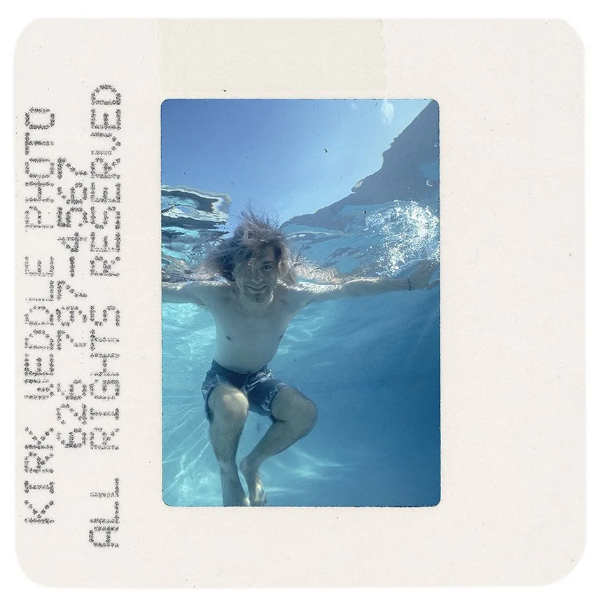 Kurt Cobain Nirvana Nevermind original color slide print by Kirk Weddle