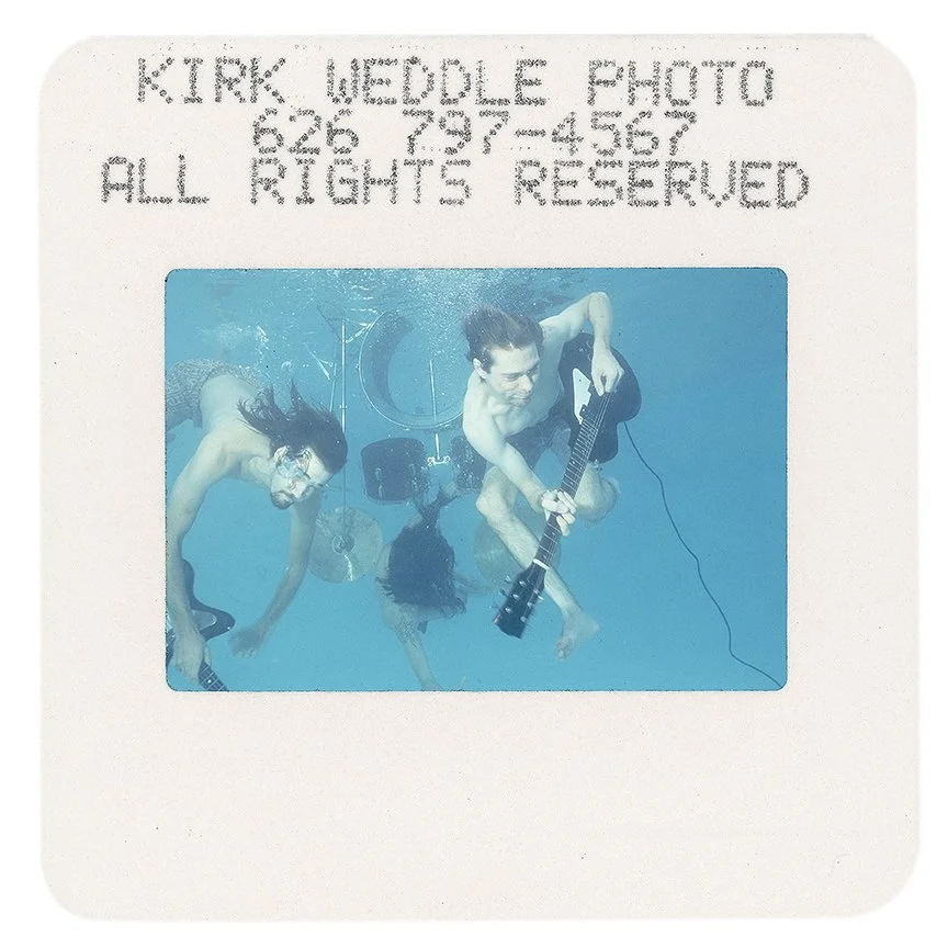 Nirvana Nevermind original color slide by Kirk Weddle