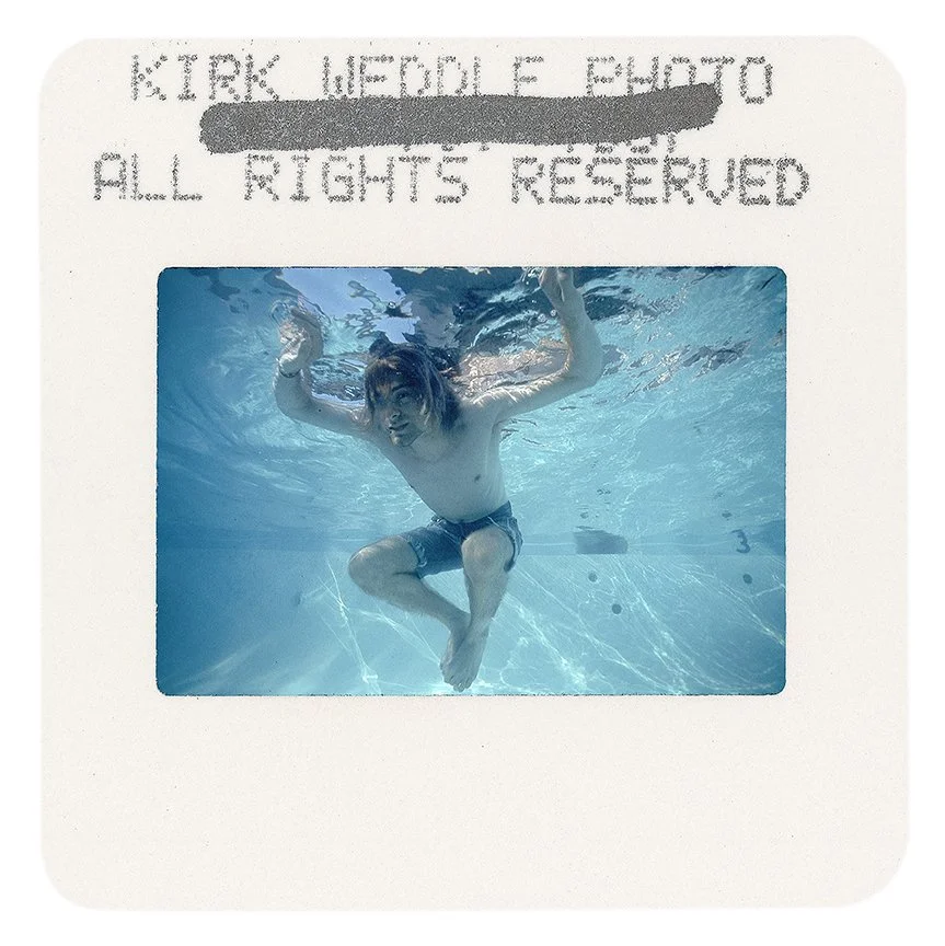 Kurt Cobain Nirvana Nevermind original color slide print by Kirk Weddle
