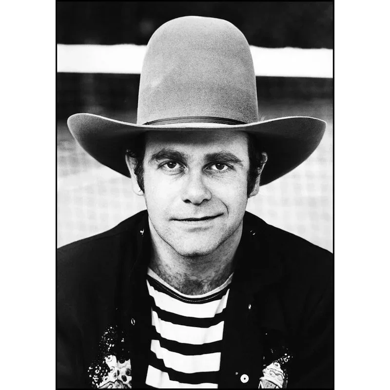 Elton John 1975 Portrait by Allan Ballard