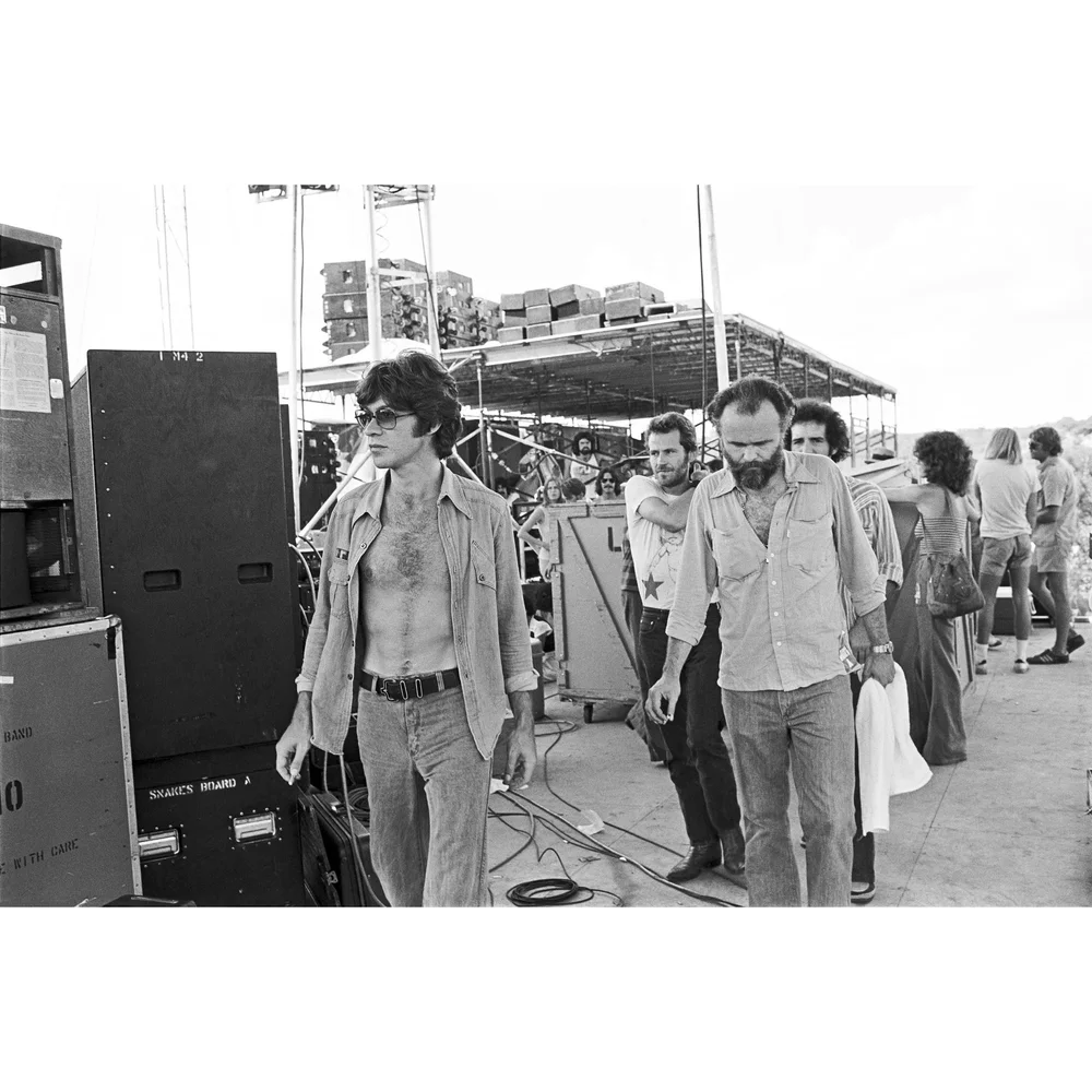 The Band at Sunday Break II Austin 1976 by Scott Newton