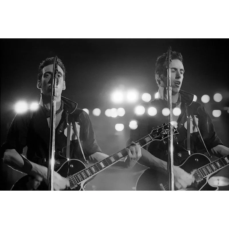Double exposure - Mick Jones of The Clash by Tom Callins