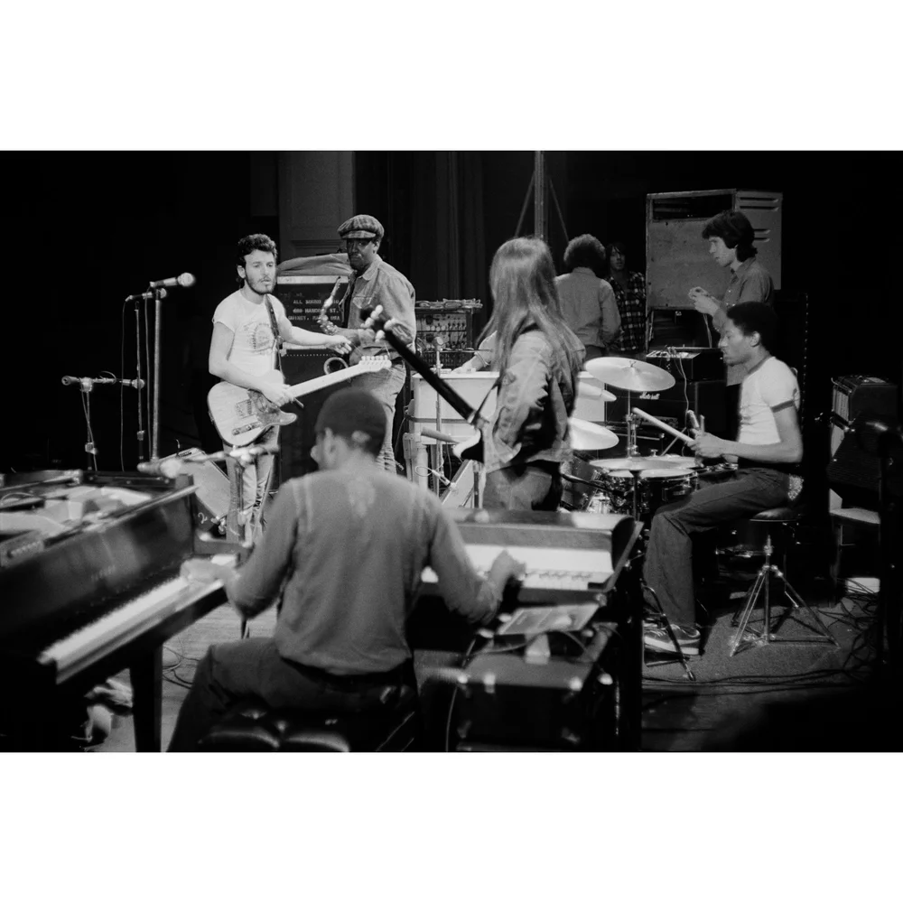 Bruce Springsteen 1974 Soundcheck by Barry Schneier