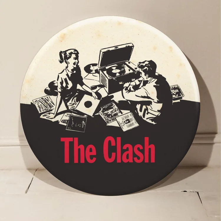 The Clash, London Calling Single Giant 3D Vintage Button