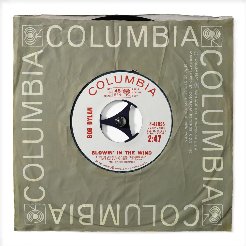 Bob Dylan  : "Blowin' in the Wind"  :  Supersize Single