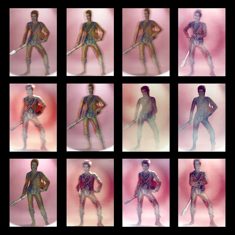 David Bowie Ziggy Stardust Limited Edition Contact Sheet by Duffy