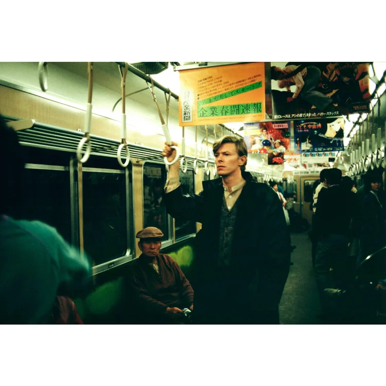 David Bowie "A Day in Kyoto 2 - Hankyu Train" by Sukita.