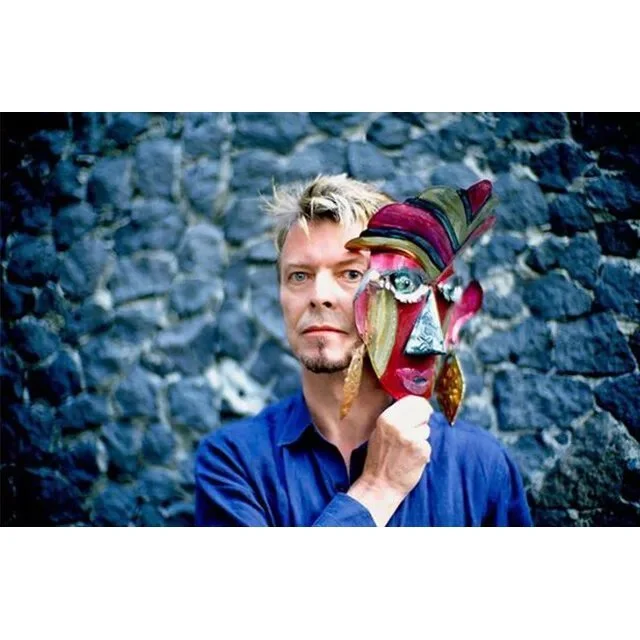 David Bowie at Frida Kahlo's House by Fernando Aceves - signed print