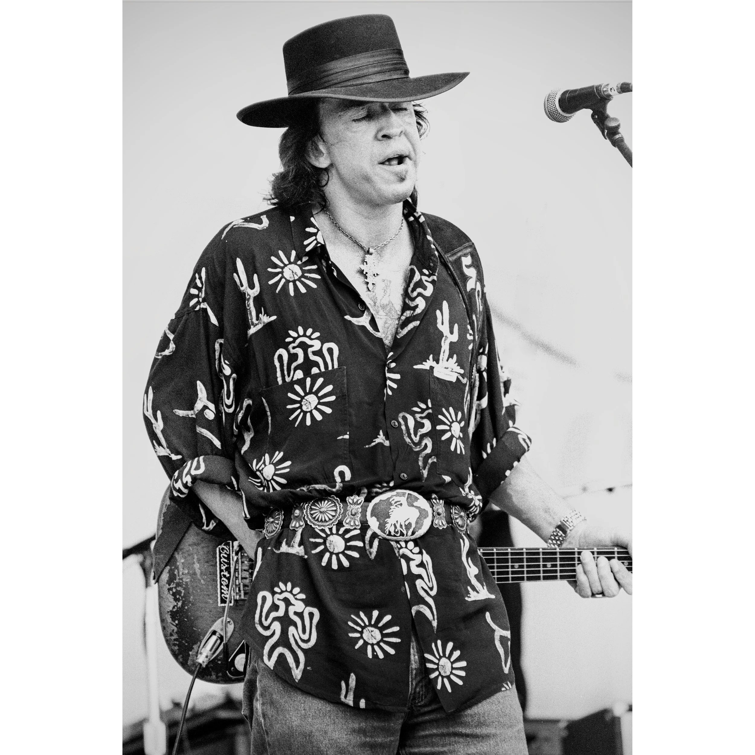 Stevie Ray Vaughan Labor Day in Houston 1989 by Tracy Anne Hart