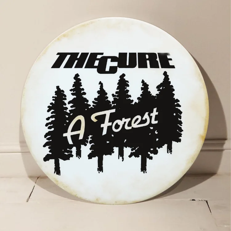 The Cure "A Forest"  Giant 3D Vintage Button