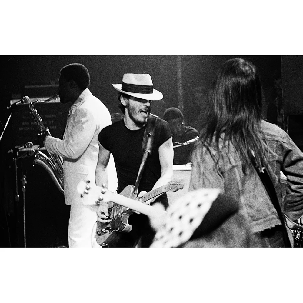 Bruce Springsteen 1974 by Barry Schneier