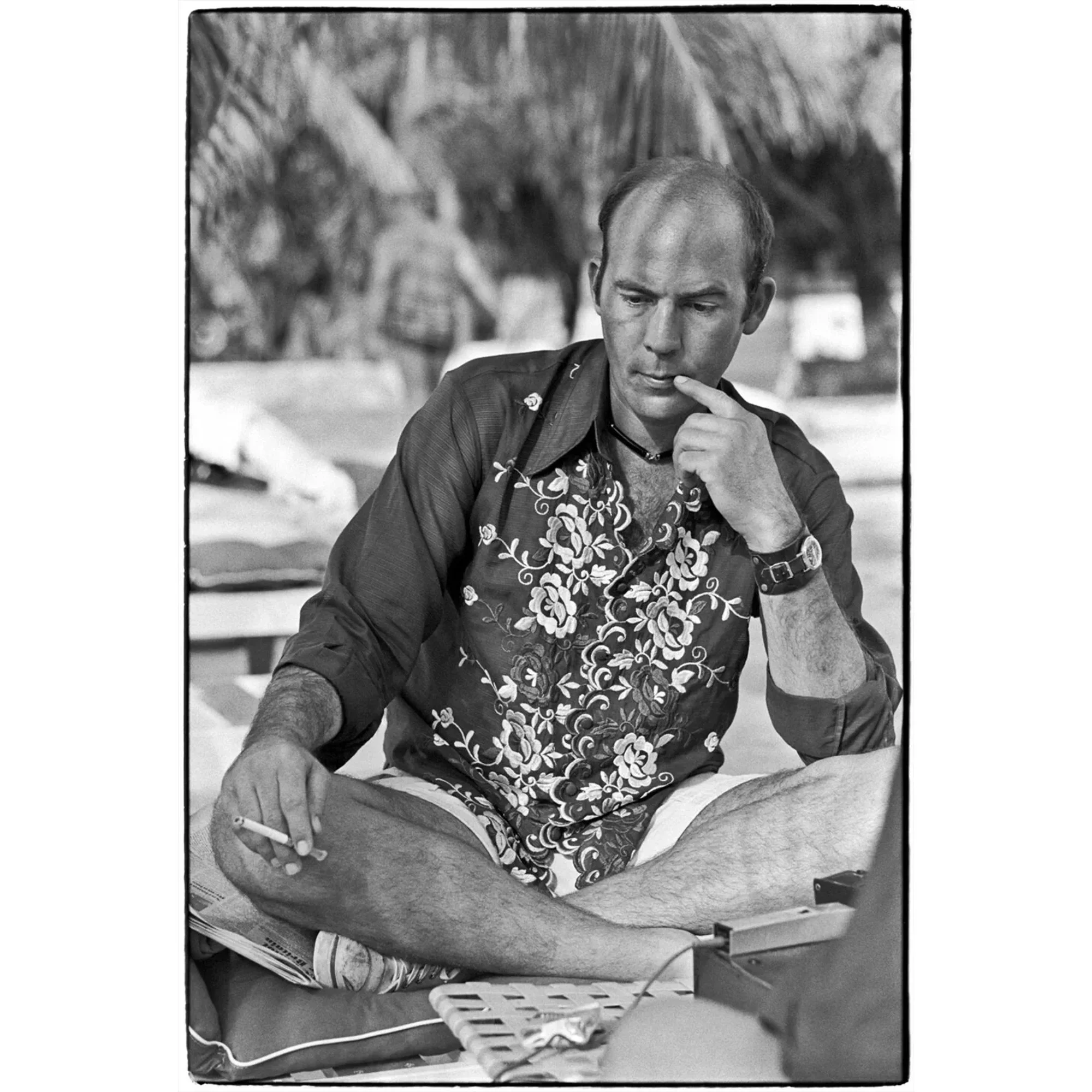 Hunter S Thompson, Cozumel, Al Satterwhite, 1974