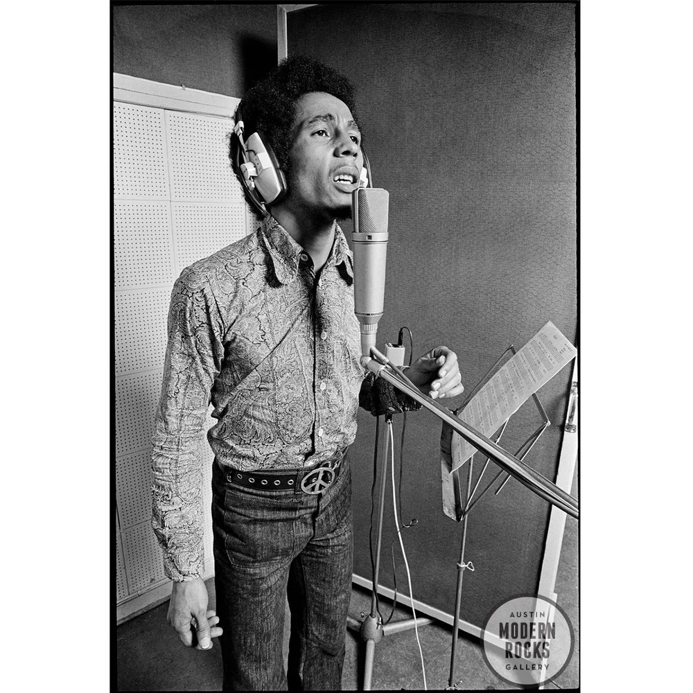 Bob Marley 1973 recording session by Alec Byrne