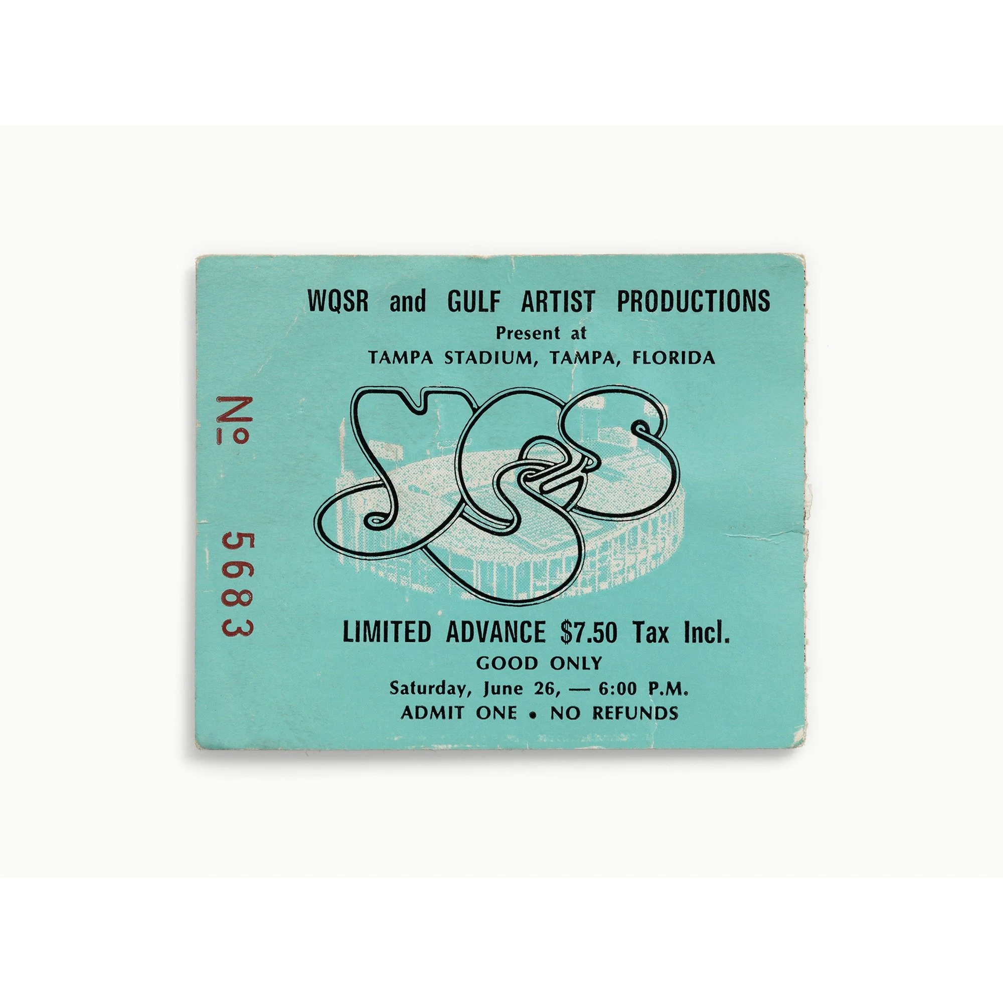 TICKETS PLEASE BY BLAISE HAYWARD - Yes, 1976