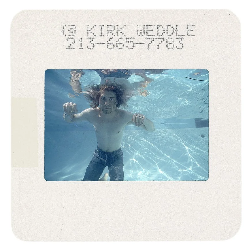 Kurt Cobain Nirvana Nevermind original color slide print by Kirk Weddle