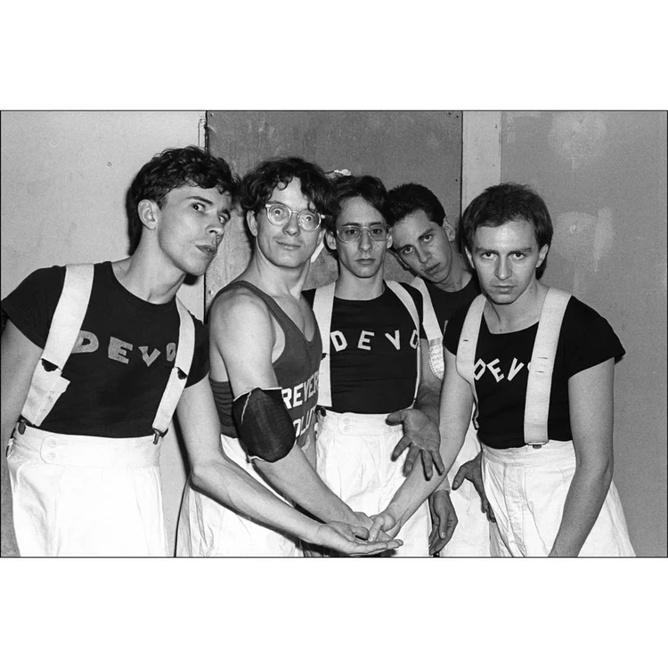 Devo at Max's Kansas City NYC 77 by Allan Tannenbaum