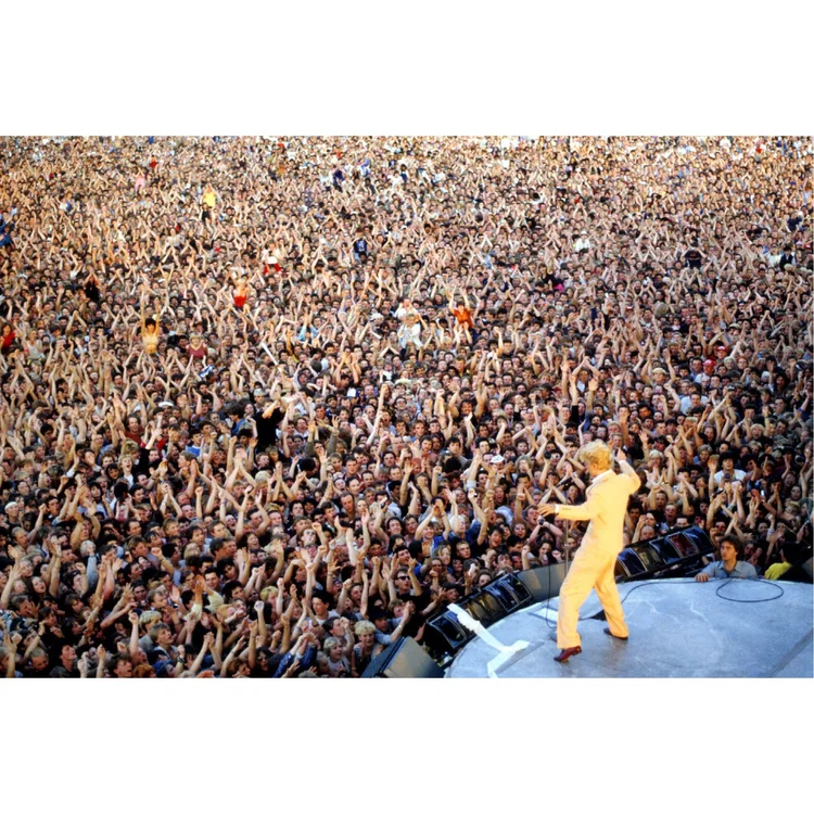 David Bowie on the Serious Moonlight tour by Denis O'Regan