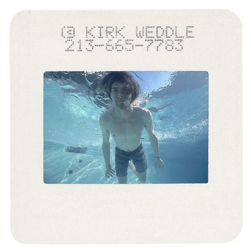 Kurt Cobain Nirvana Nevermind original color slide print by Kirk