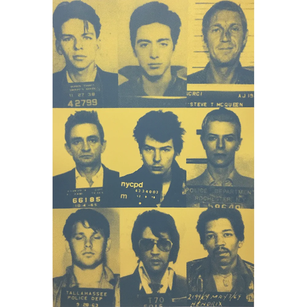 "Photo Opp" screen print by Russell Marshall