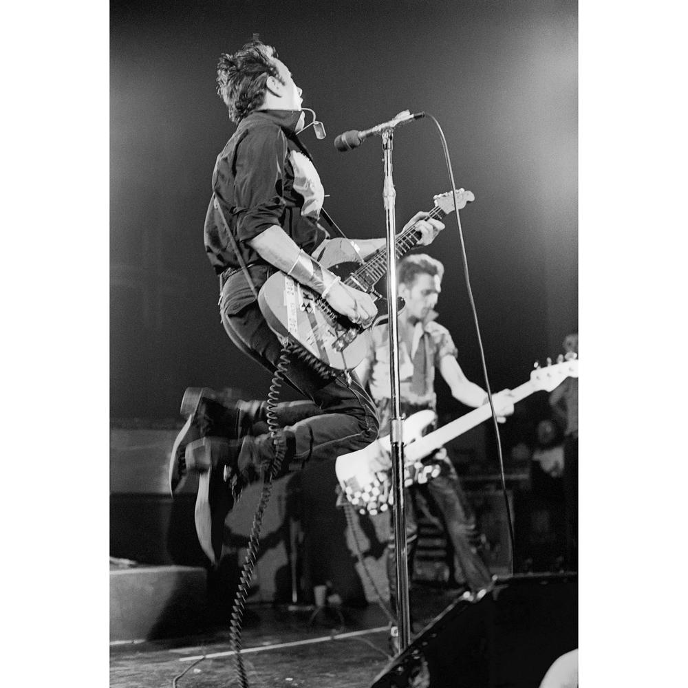 Joe Strummer of The Clash by Tom Callins