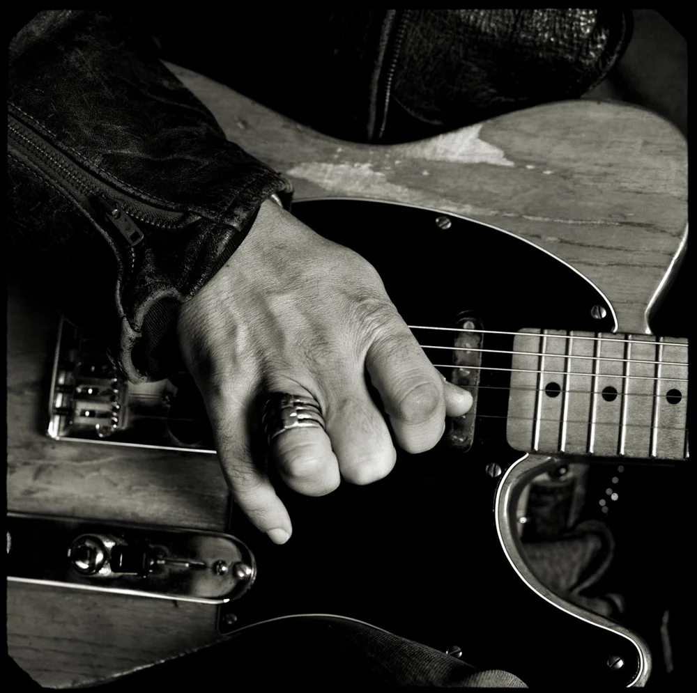 Bruce Springsteen, Hand, Malibu, CA, 1991 by Timothy White