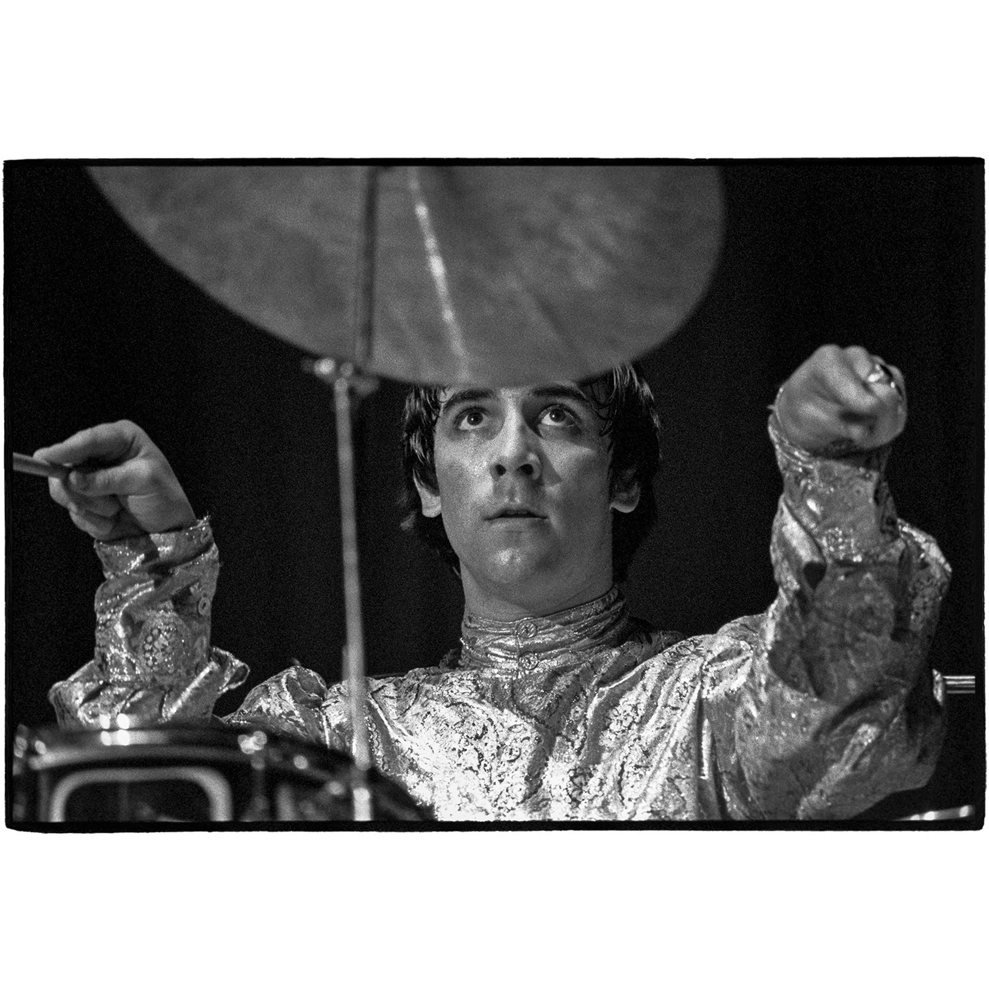 Keith Moon in The Who, close-up, Al Satterwhite, 1967